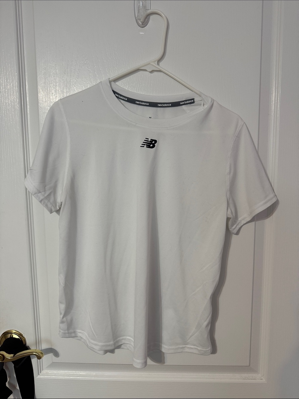 New Balance Women’s White Crew Neck Short Sleeve Tee